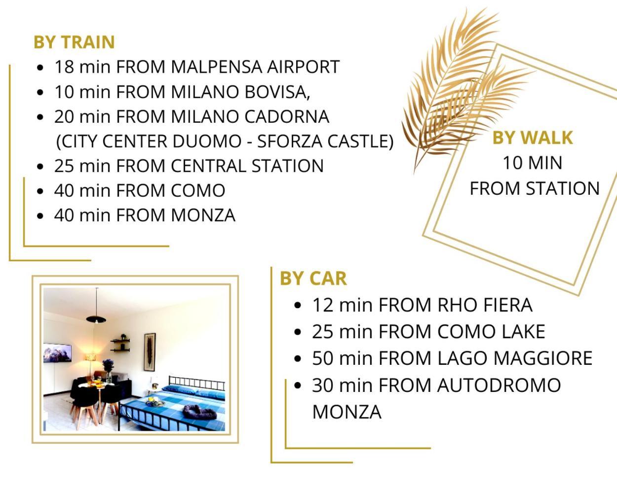 A Due Passi - 2 Milano - Como - Malpensa Aeroporto - Rho Fiera Saronno Extérieur photo